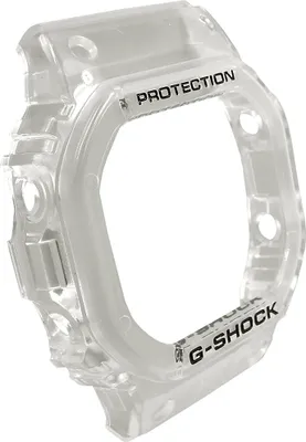 Produktbild von Casio G-Shock Bezel Lünette Resin weiß transparent DWE-5600KS-7
