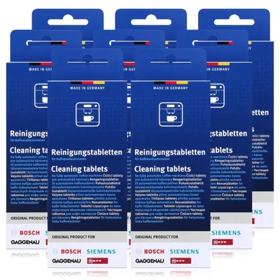 Produktbild von 8x Bosch TCZ6001 Reinigungstabletten für Kaffeevollautomaten