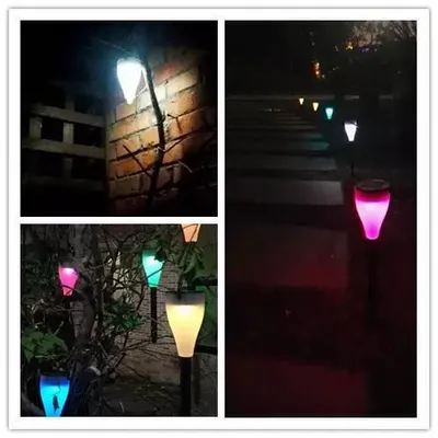 Produktbild von 2 x LED Solarleuchte Demi farbwechselnd
