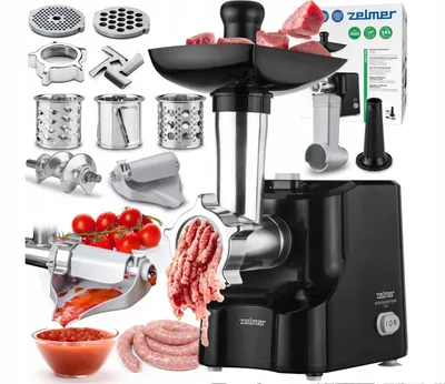 Zdjęcie produktu dla Maszynka do mielenia mięsa Zelmer 1500 W z szatkownicą