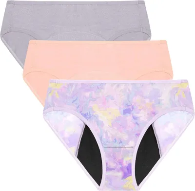 Produktbild von Menstruationsunterwäsche Teenager Mädchen, Hipster, atmungsaktive Baumwolle, bequem während der Menstruation