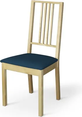 Produktbild von Dekoria Börje Sitzbezug, marinenblau , Stuhlbezug Börje