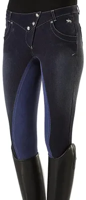 Image de PFIFF, pantalon pour femmes, modèle 746577, couleur bleu, taille 36 EU
