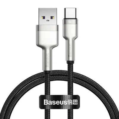 Obrázok produktu pre Nabíjací kábel Baseus Cafule USB na USB-C, 66 W - čierny, 1 m