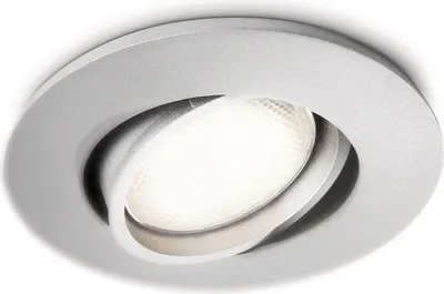 Produktbild von Philips SMARTSPOT 579774816, Einbaustrahler, GU10, 1 Glühbirne(n), Fluoreszierend, 2700 K, Aluminium