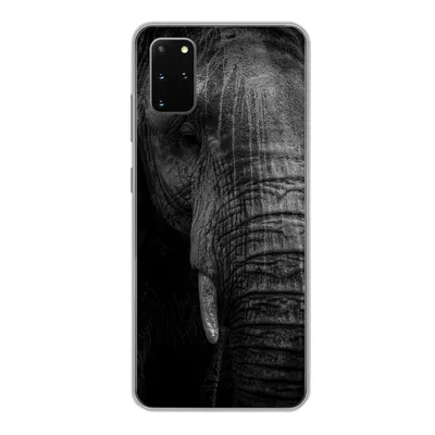 Produktbild von MuchoWow® Handyhülle Schutzhülle Hülle für Samsung Galaxy S20 Plus Elefant - Tier - Porträt Silikon Softcase Handy Hülle - Hartschale