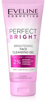 Produktbild von Eveline Cosmetics Perfect Bright Rozjaśniający żel oczyszczający do twarzy, 150 ml
