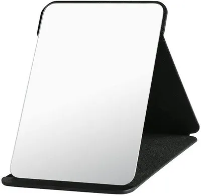 Image de Miroir de voyage pliable, très grand format, 25,5 x 18 cm, portable