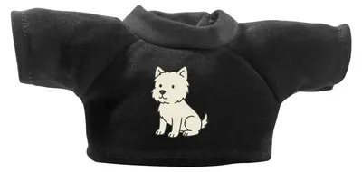 Produktbild von Kuscheltier-T-Shirt mit West Highland White Terrier Geschenk
