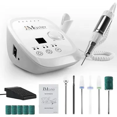 Zdjęcie produktu dla Frezarka do paznokci elektryczna 35000 obr/min zestaw dla manicure