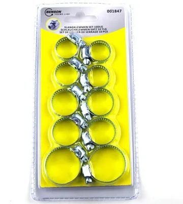 Produktbild von 10-teiliges Rohrschellen Set Schlauchklemmen Rohrbinder Sortiment