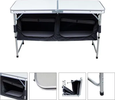 Produktbild von Hengda Kuechenbox Kocherschrank Alu Windschutz mit Tragetasche Outdoor Campingkueche