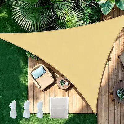 Produktbild von Sonnensegel Sonnensegel, wasserdicht, 3 x 3 x 3 m, dreieckiges Sonnensegel für den Außenbereich, UV-Schutz, wasserdicht, Sonnensegel für Balkon