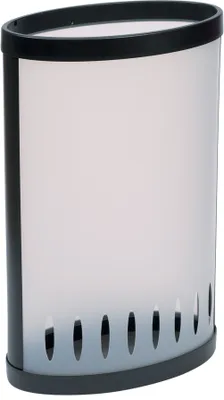Immagine prodotto di Portaombrelli ALBA PMKIT L38xH60xP22,5 cm nero/bianco traslucido