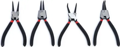 Produktbild von Zange 7" Seitenschneider CrV Gebogene Außen-Innenzange Flachrundzange M060