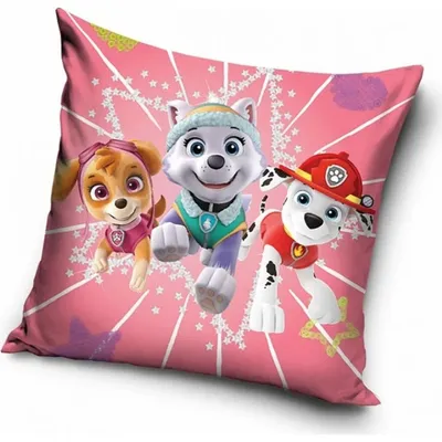 Obrázok produktu pre Detský vankúš Tlapková Patrola Energetic puppies 40x40 cm