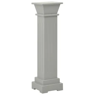 Produktbild von vidaXL Klassischer Säulen-Pflanzenständer Grau 17x17x66 cm MDF