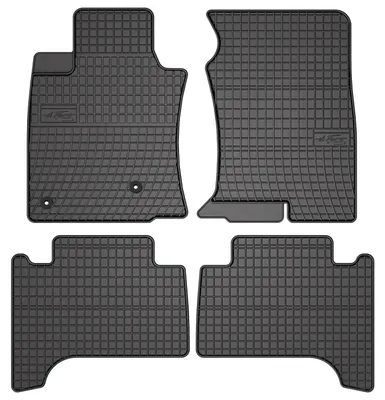 Produktbild von Gummi-Fußmatten für Toyota Land Cruiser J120 2002-2009 (5-Türer) – 4-tlg, Schwarz, passgenau – Wielganizator SolidPRO