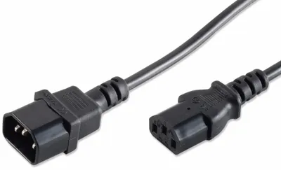 Image de S/CONN maximum connectivity Rallonge pour appareils froids C13-C14, VDE 3x0,75qm², 1,0 m (60009-1.0)