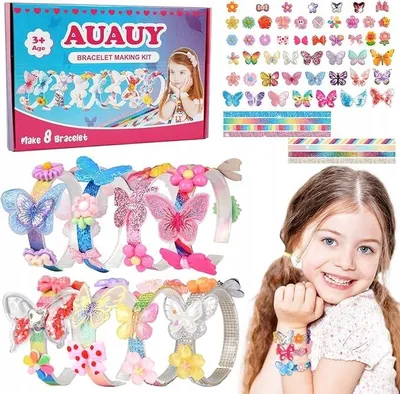 Zdjęcie produktu dla Zestaw do Tworzenia Bransoletek Przyjaźni Modne Rzemiosło DIY dla Dziewcząt