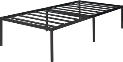 Produktbild von Metallbett ‘Vårdö’ Bettrahmen 90 x 200 cm Schwarz