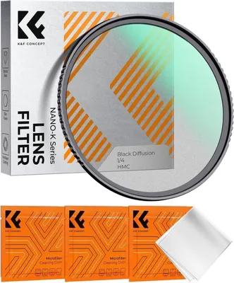 Produktbild von K&F Concept Nano-K Black-Mist 1/4 Filter 62mm Porträt Videoaufnahme