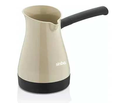 Produktbild von Sinbo Türkische Kaffeemaschine/Mocka, Elektrisch 1000W, 5 Tassen/400 ml Cezve Kaffekocher, Überhitzungs & Trockengehschutz, SCM-2951