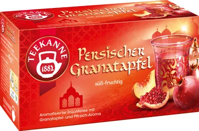 Produktbild von Teekanne Persischer Granatapfel süss fruchtig Früchtetee 45g