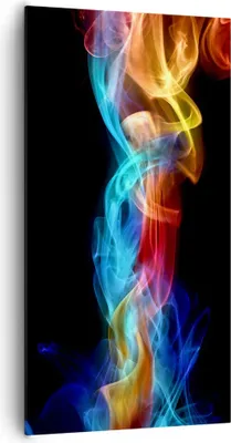 Produktbild von Bild auf Leinwand - Leinwandbild - Abstrakt luft bunt figur - 65x120cm - Wand Bild - Wanddeko - Leinwanddruck - Bilder - Kunstdruck - Wanddekoration - Leinwand bilder - Wandkunst - PA65x120-2171