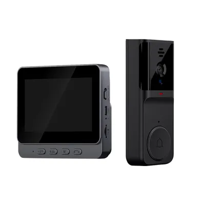 Produktbild von Tekoo Video-Türsprechanlage Video Türklingel Funk mit Kamera & 4,3" Monitor, Gegensprech