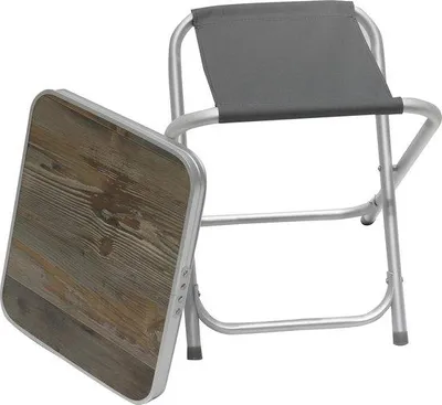 Produktbild von Famanu Campinghocker Aluminium, grau - leicht und stabil