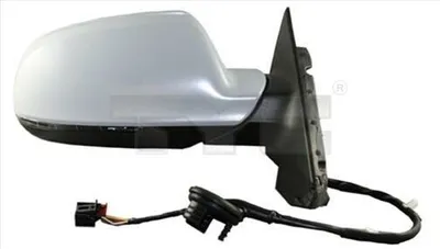 Produktbild von TYC 302-0094 Außenspiegel Seitenspiegel Links für AUDI A3 Schrägheck (8P1) Asphärisch Beheizt Grundiert