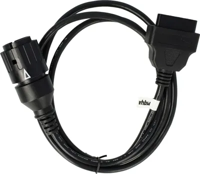 Produktbild von vhbw OBD Adapter 10 Pin auf OBD2 16Pin kompatibel mit BMW 1200 Independent 259C Motorrad - 1,5 m