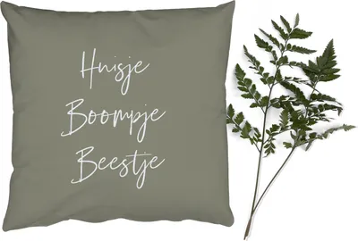 Produktbild von MuchoWow® Zierkissen Sofakissen Wohnzimmer Dekokissen 40x40 cm Familie - Text - Familie - Zitate - Foto Kissen - Schlafzimmer Dekoration