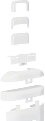 Image de Te moulure 12 x 30 blanc TEHALIT
