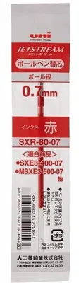 Produktbild von UNI SXR-80-07 Rote Kugelschreiber-Mine für SXE3-400/MSXE3-500