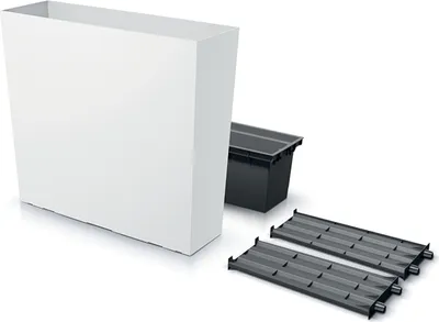 Produktbild von kvetináč truhlík 77cm URBI CASE DUC800T-S449 biely plastový PROSPERPLAST