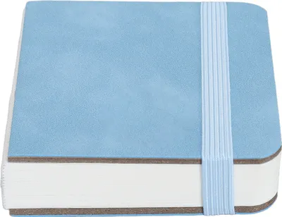Image de Carnet de croquis pour aquarelle, 30 feuilles, 300 g/m², bleu – compact et facile à transporter – idéal pour les croquis, la peinture, les gribouillages et l'écriture