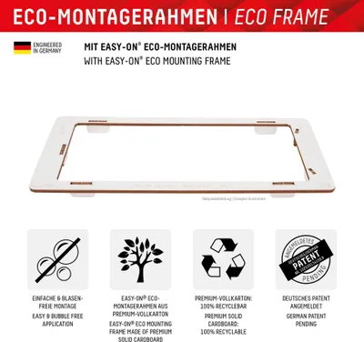 Produktbild von Displex Panzerglas (10H, 2D) für Samsung Galaxy S22+/S23+, Eco-Montagerahmen, kratzer-resistent, Samsung, Galaxy S22+/S23+, Trockene Anwendung, Schlagfest, Kratzresistent, Staubresistent, Transparent, 1 Stück(e)
