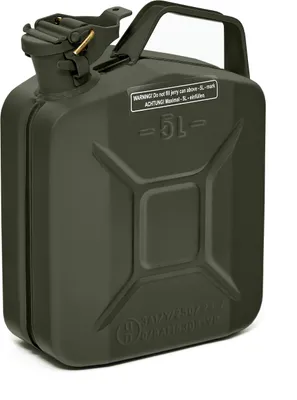 Produktbild von Oxid7® by BW Kraftstoffkanister Metall Benzinkanister 5 Liter - Bronzegrün RAL 6031-F9 - UN-Zulassung - Hergestellt in Europa