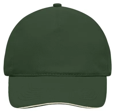 Produktbild von Myrtle Beach - Baseball-Mütze Sandwichschirm LT1068 (Einheitsgröße) (Dunkelgrün)