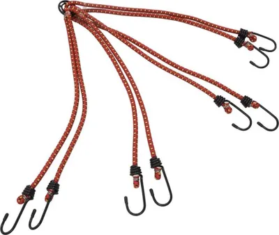 Produktbild von Gepäckspinne/ Koffergurt/ Spanngurt J-Haken, rot von PETEX