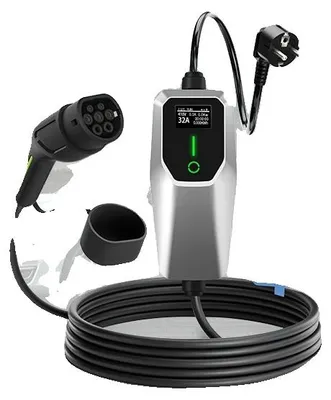 Obrázek produktu pro Nabíječka pro elektromobily, přenosný design, široká kompatibilita, SYS 3,5 kW 4 m, typ 2-d