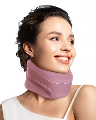 Imagen del producto de Soporte para el cuello hecho de espuma suave, transpirable, para hombres y mujeres, de uso universal