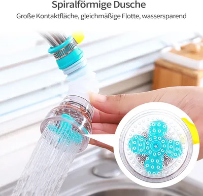 Produktbild von Wasserhahn-Filter Schwenkbar Drehbar Luftsprudler Wassersparer