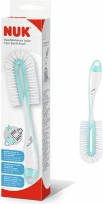 Produktbild von Nuk Flaschenbrste Twist 2in1 mit flexiblen Brstenkopf
