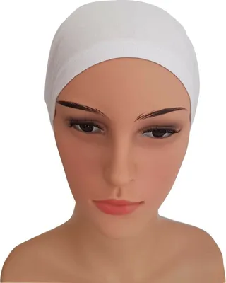 Produktbild von Bagli BONE Hijab Bonnet Weiß Untertuch Bandana Kopftuch Tesettür Esarp Scarf Turban