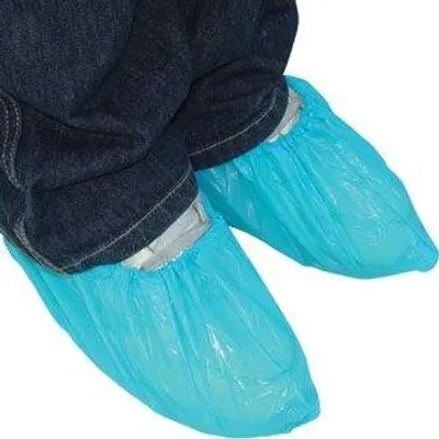 Überschuhe 14 Zoll, Blau, 100 Stück, EN-Sicherheitszertifikat