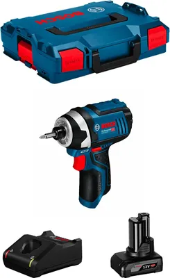 Produktbild von Drehschlagschrauber BOSCH GDR 12V-105 (1 x 6,0 Ah + GAL12V-40 + L-Boxx 102)