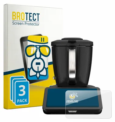 Produktbild von 3x BROTECT Schutzglas für Vorwerk Thermomix TM7 Schutzfolie Panzer Folie Glas Display Schutz klar